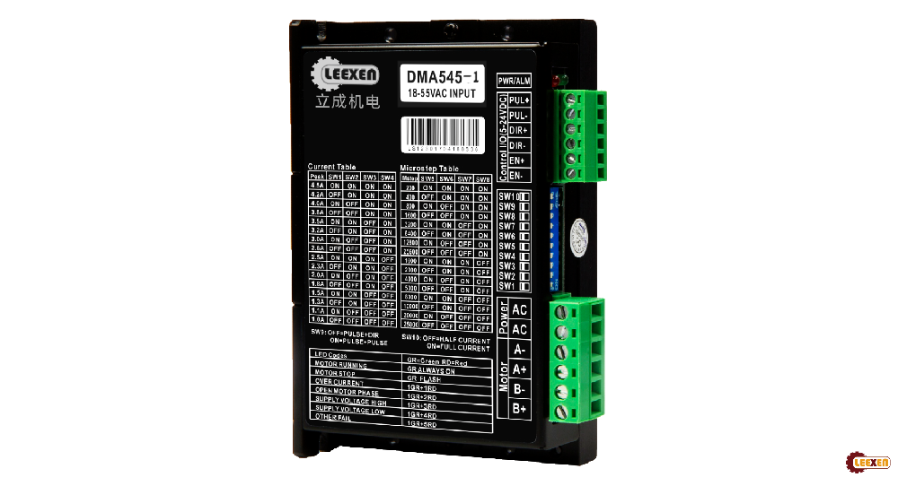 立成機(jī)電DMA545-1系列直流/交流寬電壓步進(jìn)電機(jī)驅(qū)動(dòng)器